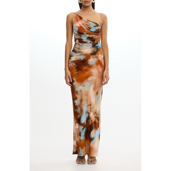 Significant Other Rhode Maxi Dress in Rust Haze Cocktail Vacation Size 4 NWT - Picture 1 of 7